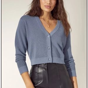 Wilfred Light Cropped Cardigan